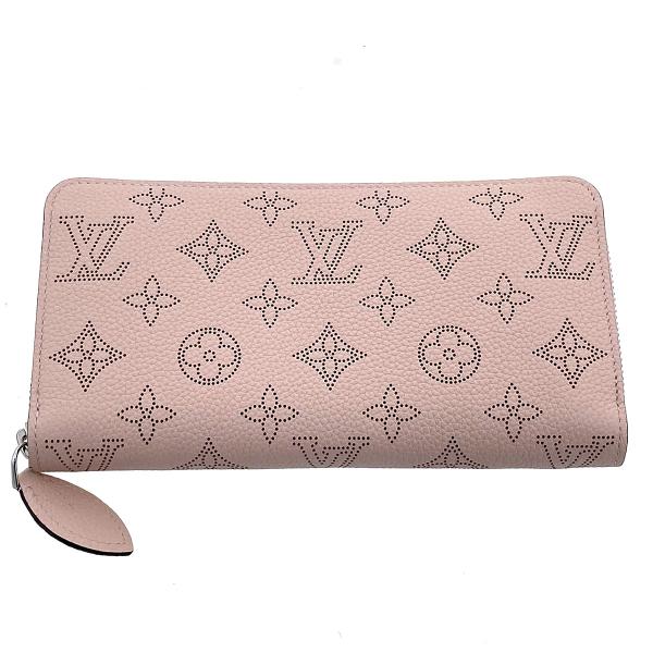ルイ ヴィトン LVピンク 長財布 パンチング　モノグラム　マヒナ ジッピー LOUIS VUITTON（ルイ・ヴィトン） ジッピー ウォレット 長財布 M61868