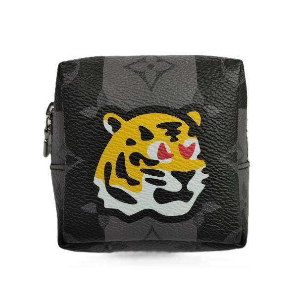 ルイヴィトン ケース ポシェットクレ ヴェルニ モノグラム ポーチ【良品】 LOUIS VUITTON（ルイ・ヴィトン） ポルト クレ スクエアード ポーチ