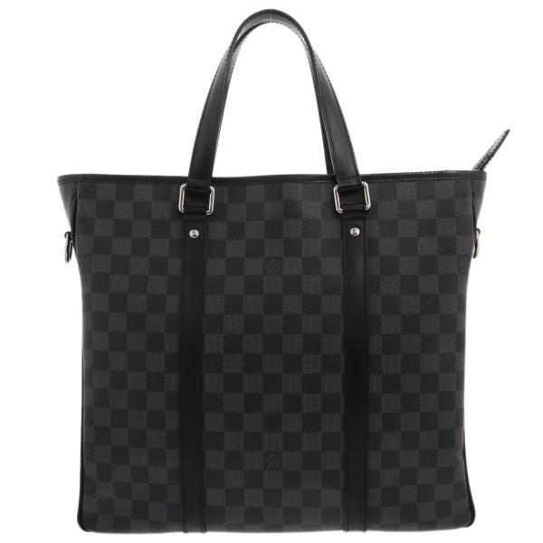 【美品】ルイヴィトン　ダミエグラフィット　タダオPM　N51192　トート　黒 LOUIS VUITTON（ルイ・ヴィトン） タダオ トートバッグ トートバッグ