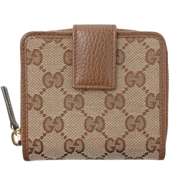 GUCCI（グッチ） GGキャンバス コンパクトウォレット 財布 二つ折り