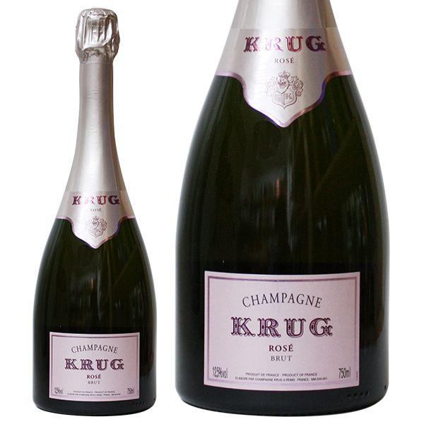 KRUGロゼ ブリュット 750ml 美品　激安値段交渉不可 クリュッグ ロゼ ブリュット 750ml 正規品・箱なし（シャンパン