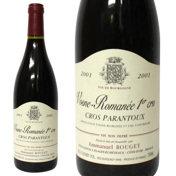 ヴォーヌ ロマネ 1er CRU クロ パラントゥ 2001年 エマニュエル ルジェ 