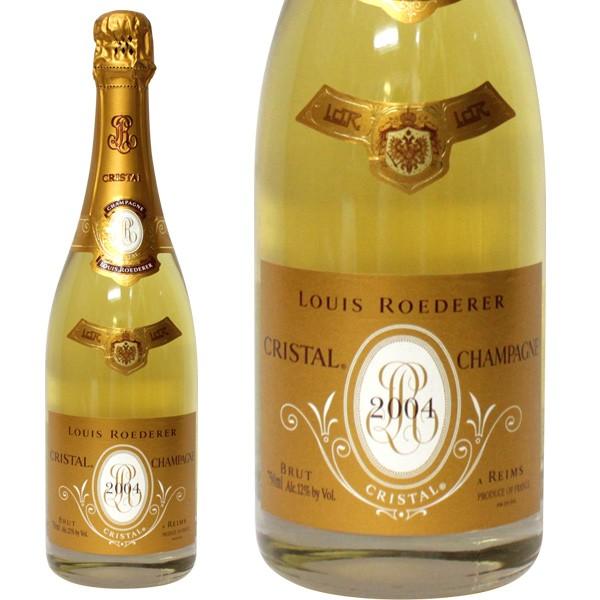 ルイ ロデレール クリスタル 2004年 750ml 正規品・箱なし（シャンパン  