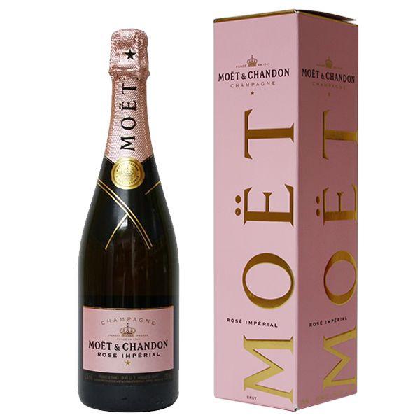 MOËT &amp; CHANDON - モエ エ シャンドン ロゼ アンペリアル 750ml 12.5%【L4】 新ラベル】 モエ エ シャンドン ロゼ アンペリアル NV 750ml 箱
