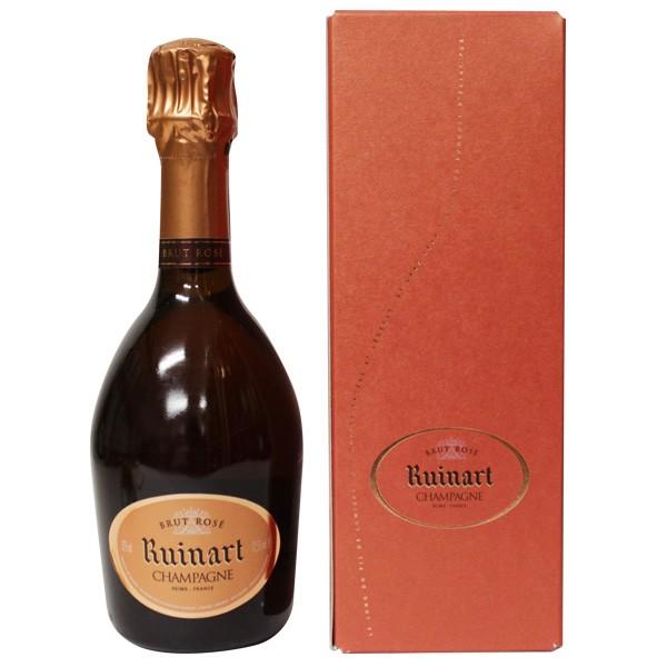 美品　Ruinart ロゼ シャンパン ルイナール ロゼ ハーフサイズ 375ml 正規品・箱付き（シャンパン