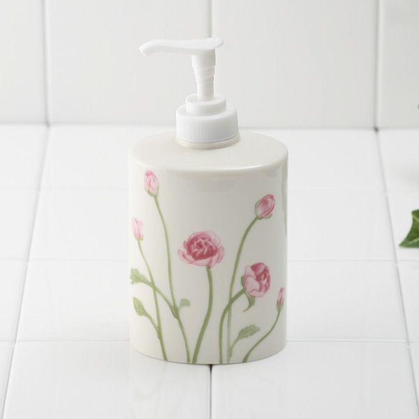ディスペンサー ソープディスペンサー おしゃれ 安い 陶器 白磁 チューリップガーデン 液体用 280ml 磁器 錆びない 詰め替えボトル ソープボトル 花柄 パウダーバス ヒーリング 通販 Yahoo ショッピング