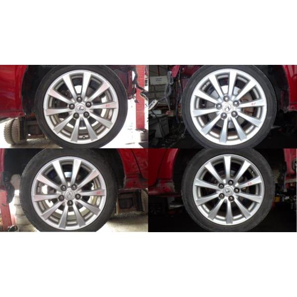 ジャンク品◆レクサス IS☆GSE20　　アルミホイール　4本セット　17×8JJ　