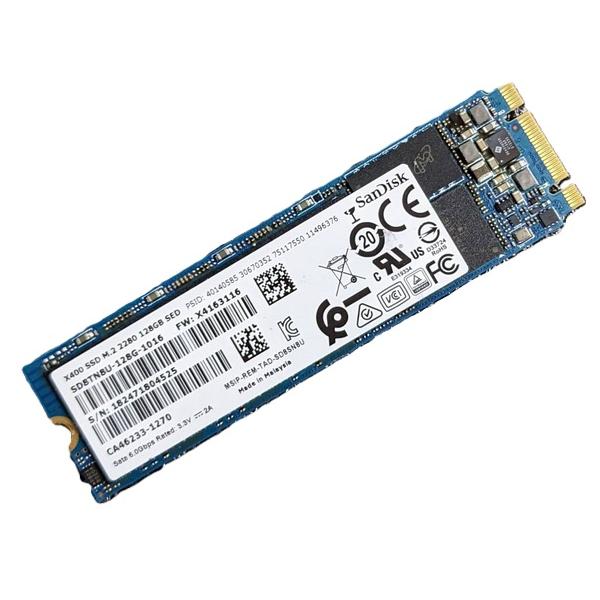 SanDisk 【SanDisk純正】 X400 SSD M.2 2280 128GB SED SATA