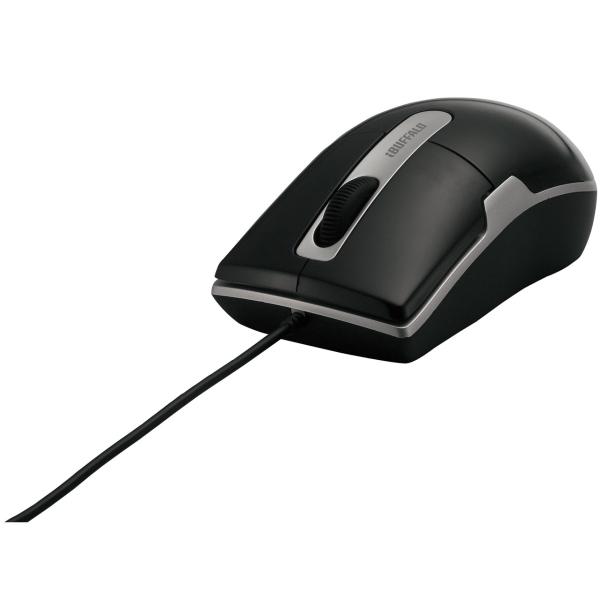 【10個セット】高耐久OMRON製スイッチ採用 バッファロー USB接続BlueLEDマウス 法人様向けモデル ブラック BUFFALO BZMU1BK
