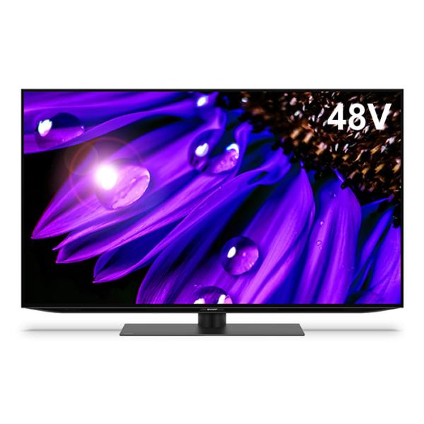 SHARP AQUOS 4T-C48EQ2 有機EL Google SHARP シャープ 48V型 4K有機ELテレビ AQUOS OLED EQ2ライン