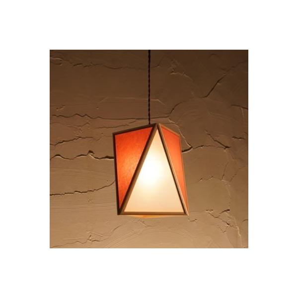 レトロモダン　和風照明　天井照明　ペンダントライト 和風照明 和室 ペンダントライト 彩 -sai- 白×緋 AP837-C 新洋電気