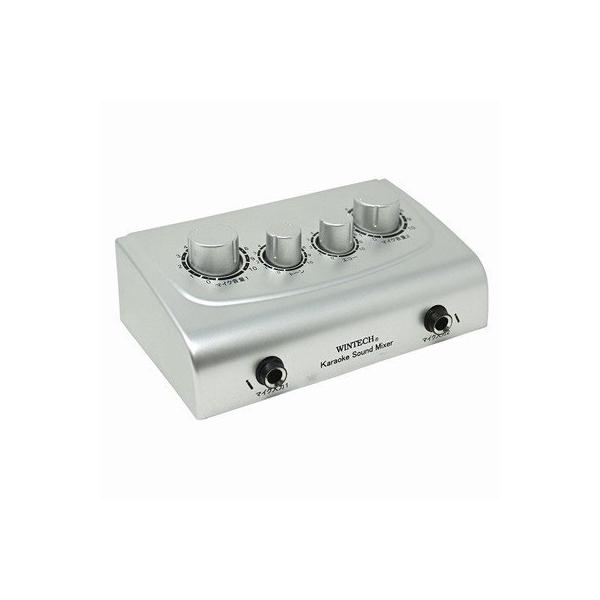 他サイト： ウィンテック カラオケエコーミキサー CKM-1 シルバー WINTECHの商品画像