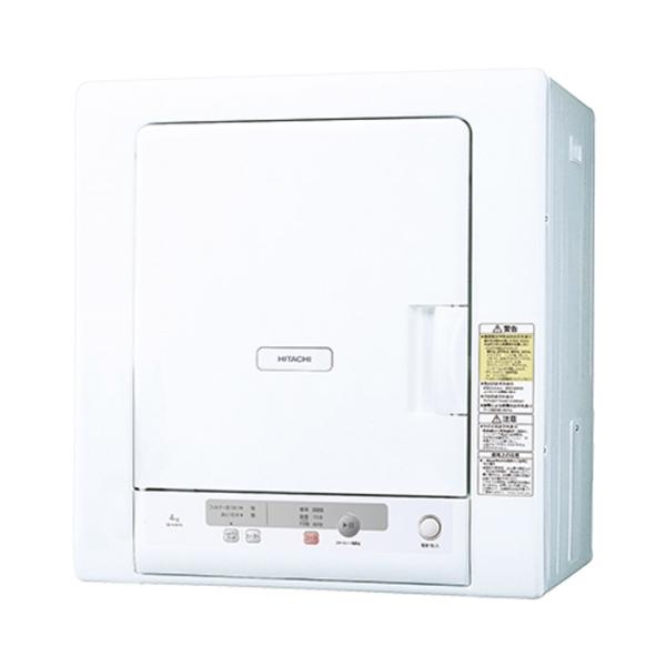 K♢039 日立 衣類乾燥機 DE-N40HX 日立（HITACHI） 衣類乾燥機 乾燥容量4kg DE-N40HX-W ピュアホワイト