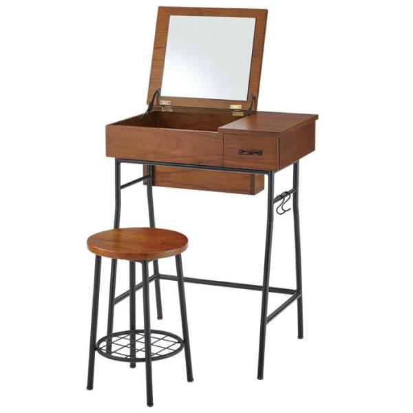 ドレッサースツールセット 楽天市場】三面鏡 ドレッサー スツールセット カントリー調
