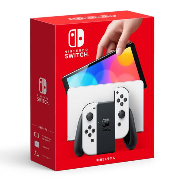 【新品】 任天堂 ニンテンドースイッチ 有機ELモデル Nintendo Switch 本体 HEG-S-KAAAA Joy-Con（L）/（R）ホワイト 2021年10月発売モデル　※返品・交換不可