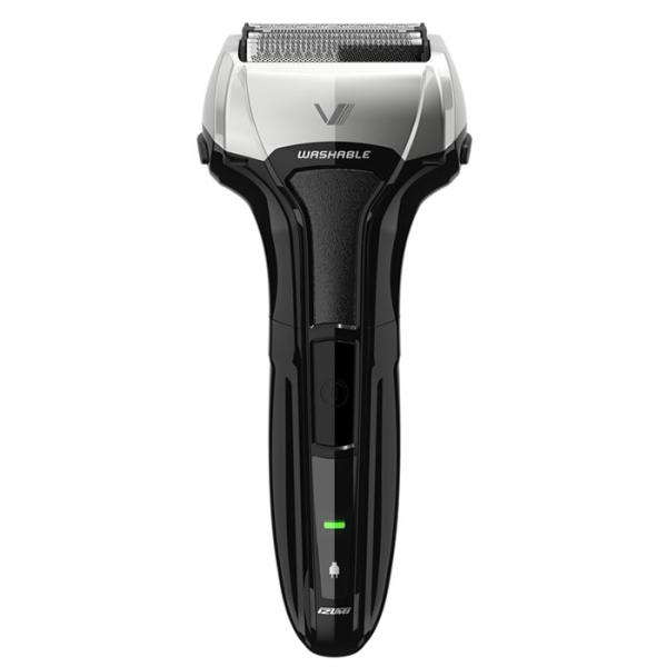 マクセルイズミ メンズシェーバー 4枚刃 ソリッドシリーズ ブリスタパック仕様 防水 IZF-VH552-S シルバー 本体丸洗い 充電式