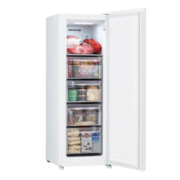 Haier（ハイアール） 107L 前開き式冷凍庫 JF-UFS11A-W ホワイト 1ドア