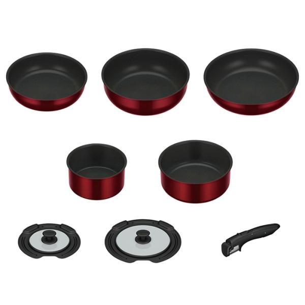 THERMOS サーモス 取っ手のとれるフライパン8点セット DA/KSD-8A THERMOS（サーモス） 取っ手のとれるフライパン8点セットDA KSD-8A-DR