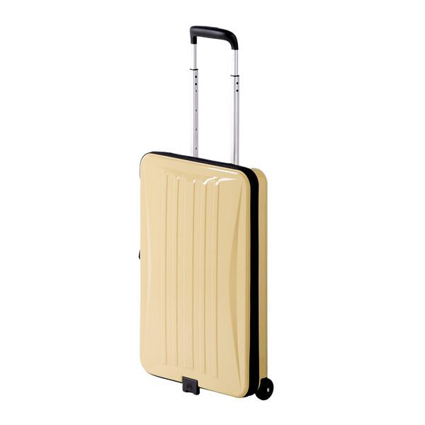 A.L.I ハードキャリーケース Locobox LC-5725-18-IV アイボリー 約40L 1〜4泊 折りたたみキャリー アジア・ラゲージ アジア・ラゲージ A.L.I ハードキャリーケース Locobox LC-5725-18-IV