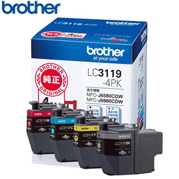 ブラザー工業 ブラザー 純正 LC3119-4PK インクカートリッジ 大容量 