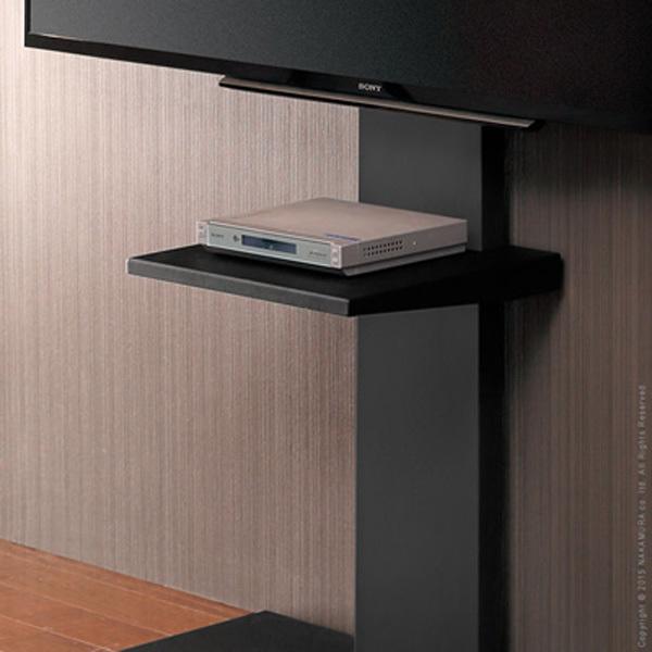WALL ウォール 壁寄せTVスタンド V2・V3専用棚板 M0500072-BK ブラック