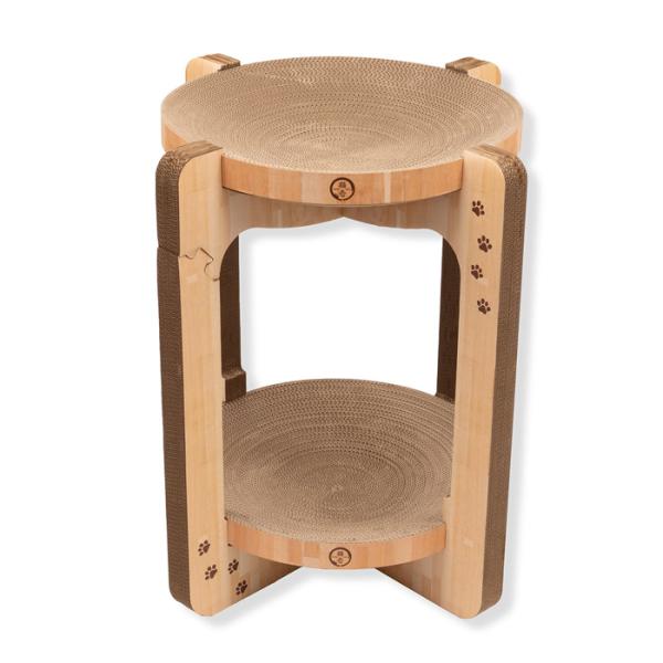 他サイト： 猫壱 バリバリボウルタワーXL NE-4580471867570 ライトブラウン 犬猫用品の商品画像