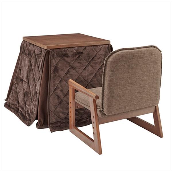 ユアサプライムス YUASA おひとり様こたつ U字石英管 NGM-N55DLH-FBR　※返品・交換不可