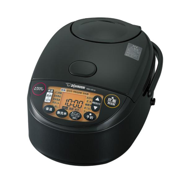 Zojirushi 炊飯器 NW-VE10 5.5合 黒 象印（ZOJIRUSHI） 5.5合炊き 炊飯器 IH炊飯ジャー 極め炊き 豪熱沸