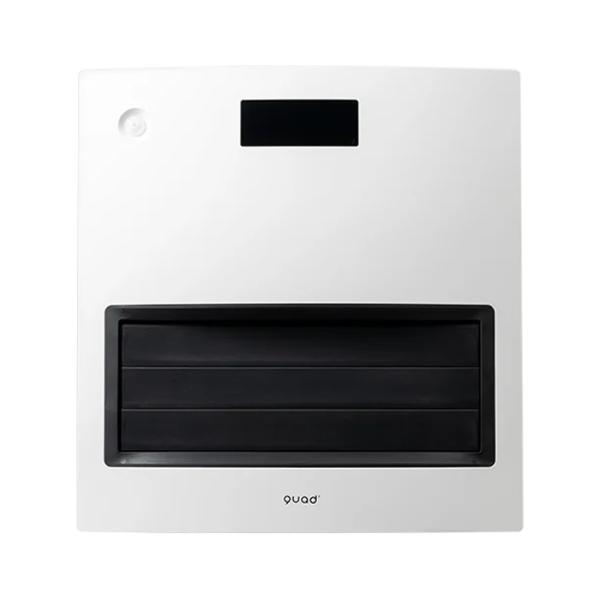 QUADS QS101Y 自動ルーバー機能付大風量セラミックヒーター ホワイト QUADS QS101Y 自動ルーバー機能付大風量セラミックヒーター ホワイト