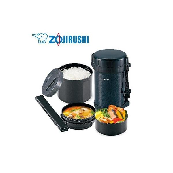 象印（ZOJIRUSHI） ステンレスランチジャー 「お・べ・ん・と」 茶碗4