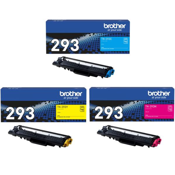 【セット】ブラザー 純正 トナーカートリッジ 3色セット TN-293 C/M/Y  TN-293COLOR-SET