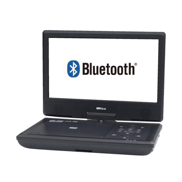 ダイニチwizz Bluetooth対応10.1インチポータブルDVDプレーヤー pc-akindo-y_wpd-bt1070