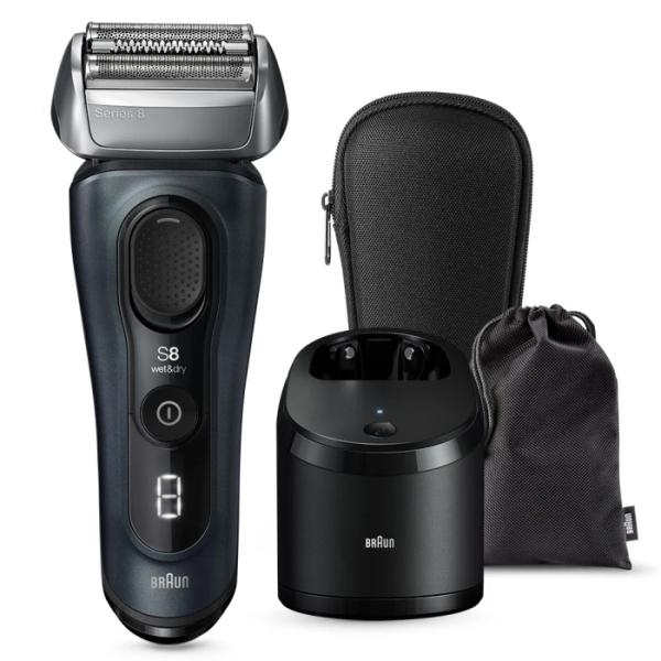 BRAUN　ブラウン　シェーバー　Series 8　自動3段階　アルコール洗浄 自動アルコール洗浄器 | 電気シェーバー（髭剃り）ならブラウン