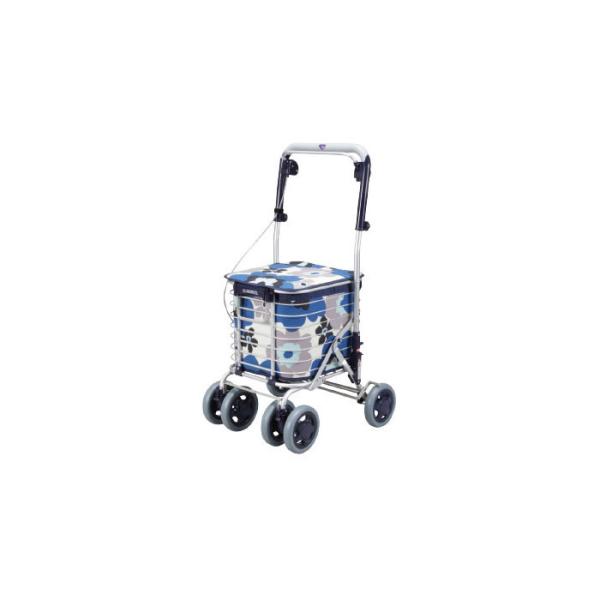 シルバーカー スワレル ショッピングカート AS-0275-NVBL 花柄