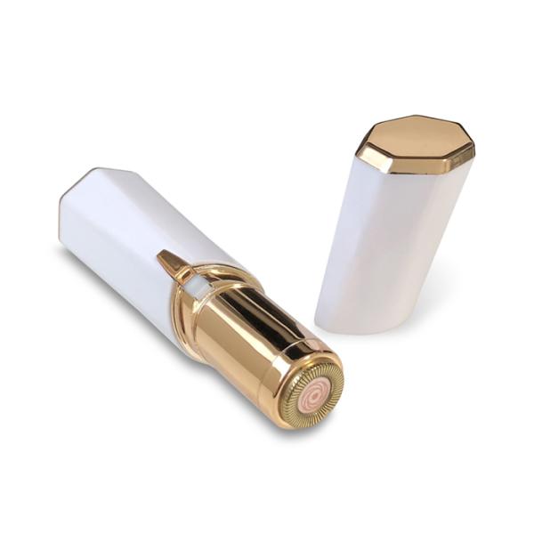 カトレ cattre レディースシェーバー 乾電池式 CTL-300 パールホワイト 全身用 フェイス ボディ ムダ毛処理 低刺激 回転刃 小型 軽量