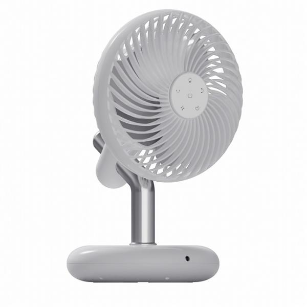 ウィンテック 扇風機 ポータブルデスクトップファン リモコン付き 充