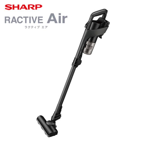 シャープ コードレススティック掃除機 ラクティブエア EC-AR11-B ブラック系 遠心分離サイクロン