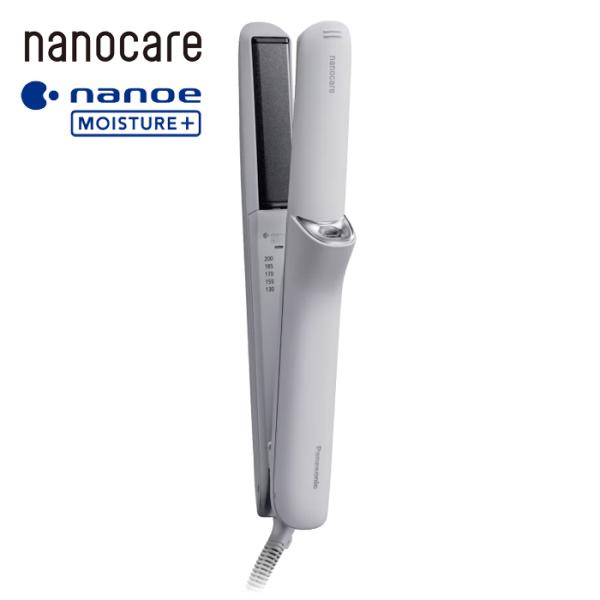 パナソニック(Panasonic) EH-HN50-H ミストグレー パナソニック ストレートアイロン ナノケア nanocare ストレート 高浸透ナノイー&amp;ミネラル搭載