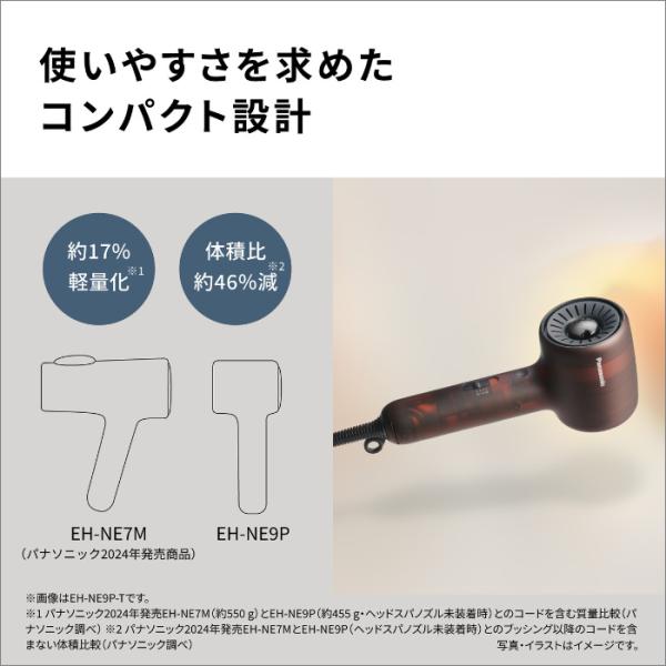 Panasonic ヘアードライヤー イオニティ グラスグリーン EH-NE9P-G