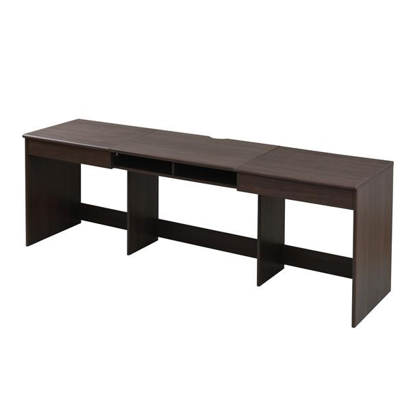 JK�v���� �I�t�B�X�f�X�N ���C�h�f�X�N ��210cm FWD-WIDESET-210BR �u���E��