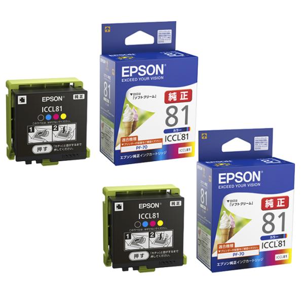 エプソン EPSON インクカートリッジ 81個セット pc-akindo_iccl81-2set