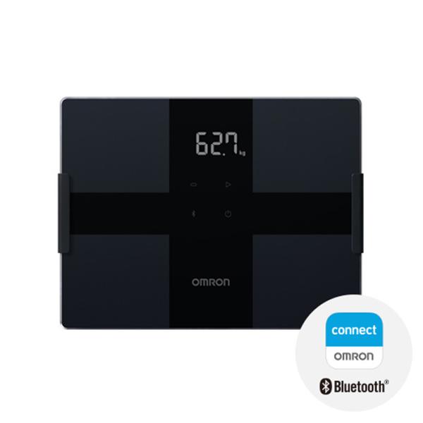 オムロン 体重体組成計 カラダスキャン KRD-508T-BK ブラック 体重計 体脂肪率 体脂肪量 骨格筋率 骨格筋量 体年齢 内臓脂肪レベル 基礎代謝 BMI アプリ対応 スマホ連携