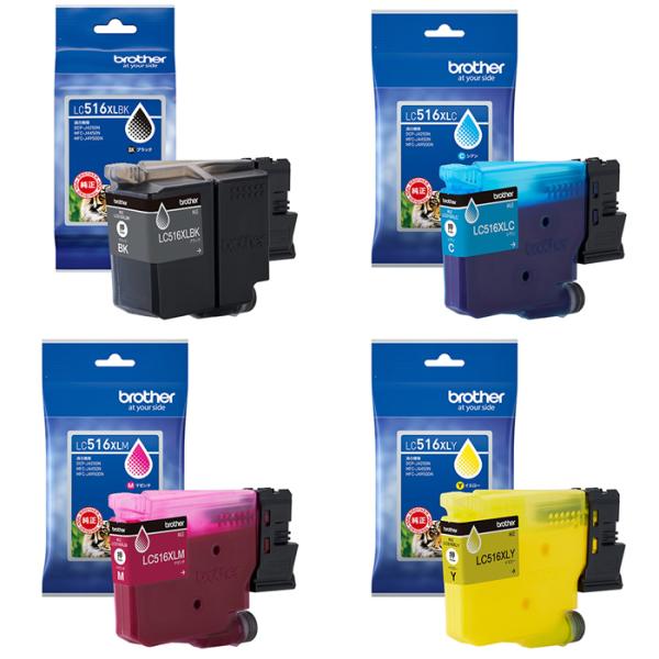 ブラザー工業 【セット】ブラザー 純正 LC516XL インクカートリッジ