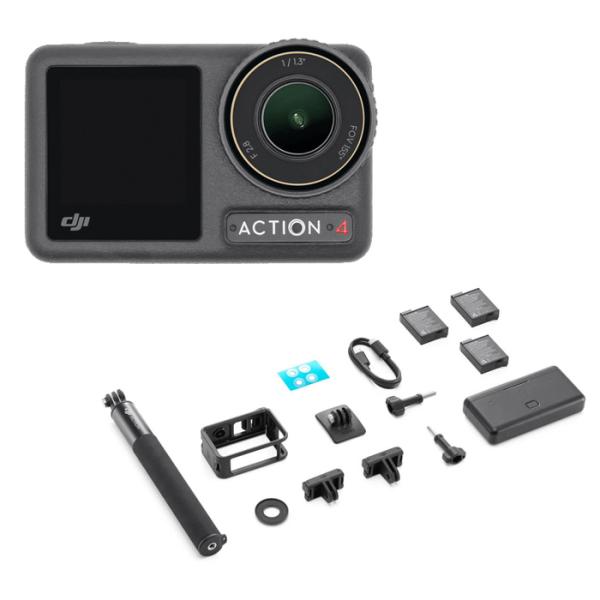 Osmo DJI アクションカメラ Action 4 アドベンチャーコンボ OSMO