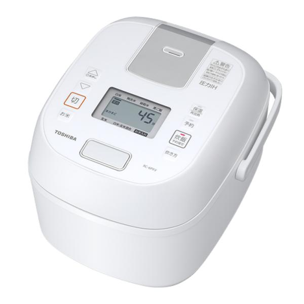 TOSHIBA（東芝） 炊飯器 3.5合炊き圧力IH 炎匠炊き RC-6PXV-W ホワイト
