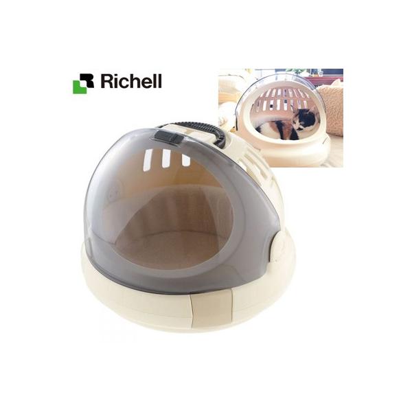 リッチェル（Richell） コロル おでかけネコベッド M ベージュ RI