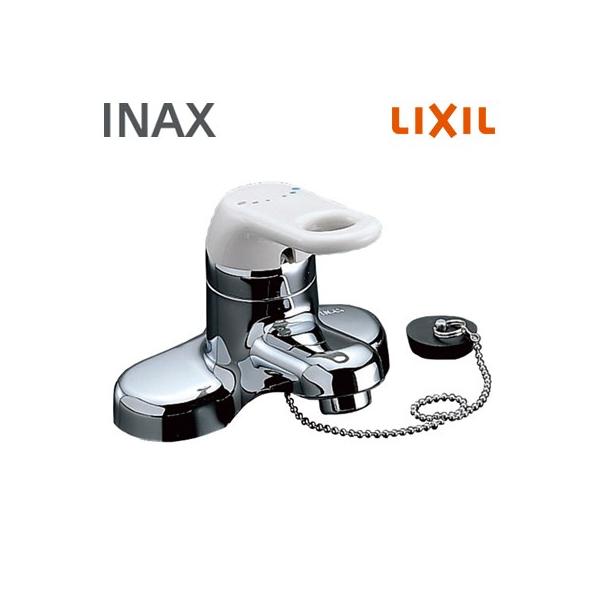 INAX（イナックス） 洗面用 台付 シングルレバー混合水栓 ゴム栓式 吐