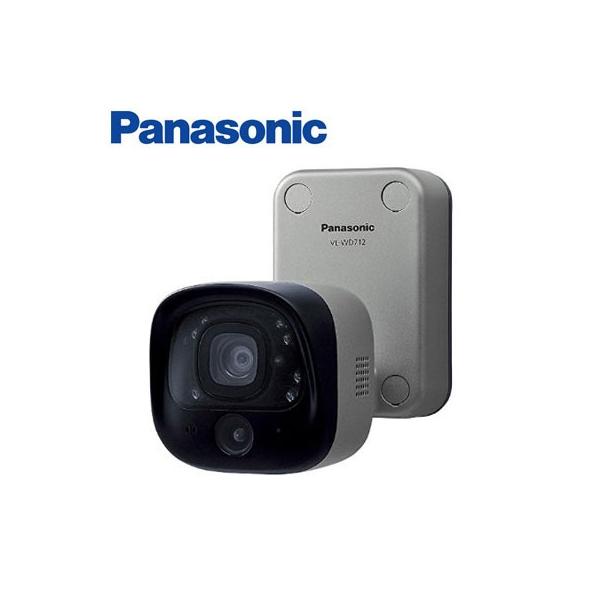 Panasonic VL-WD712X ドアホン連動　ワイヤレス防犯カメラ2台 Panasonic パナソニック VL-WD712X センサー付屋外ワイヤレス
