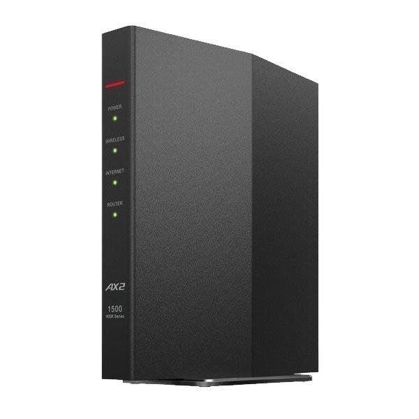 バッファロー バッファロー Wi Fi 6 対応ルーターエントリーモデル 11 300mbps 11ax Wsr 1500ax2s Bk ブラック Buffalo Pcあきんど 通販 Paypayモール