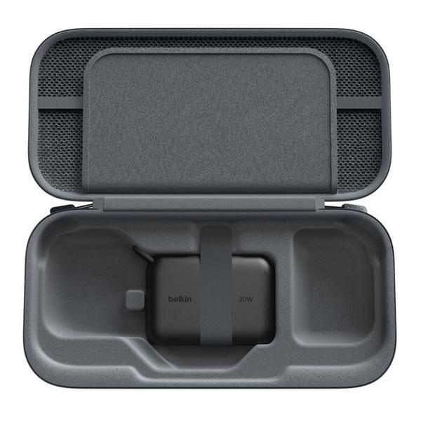 belkin ENA001qcCH Gaming Nintendo Switch 2用 バッテリーパック付き充電ケース 20W チャコール